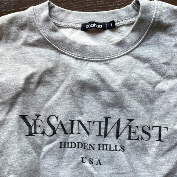 Grey crewneck Ye Saint Weat - Picture 2 of 2